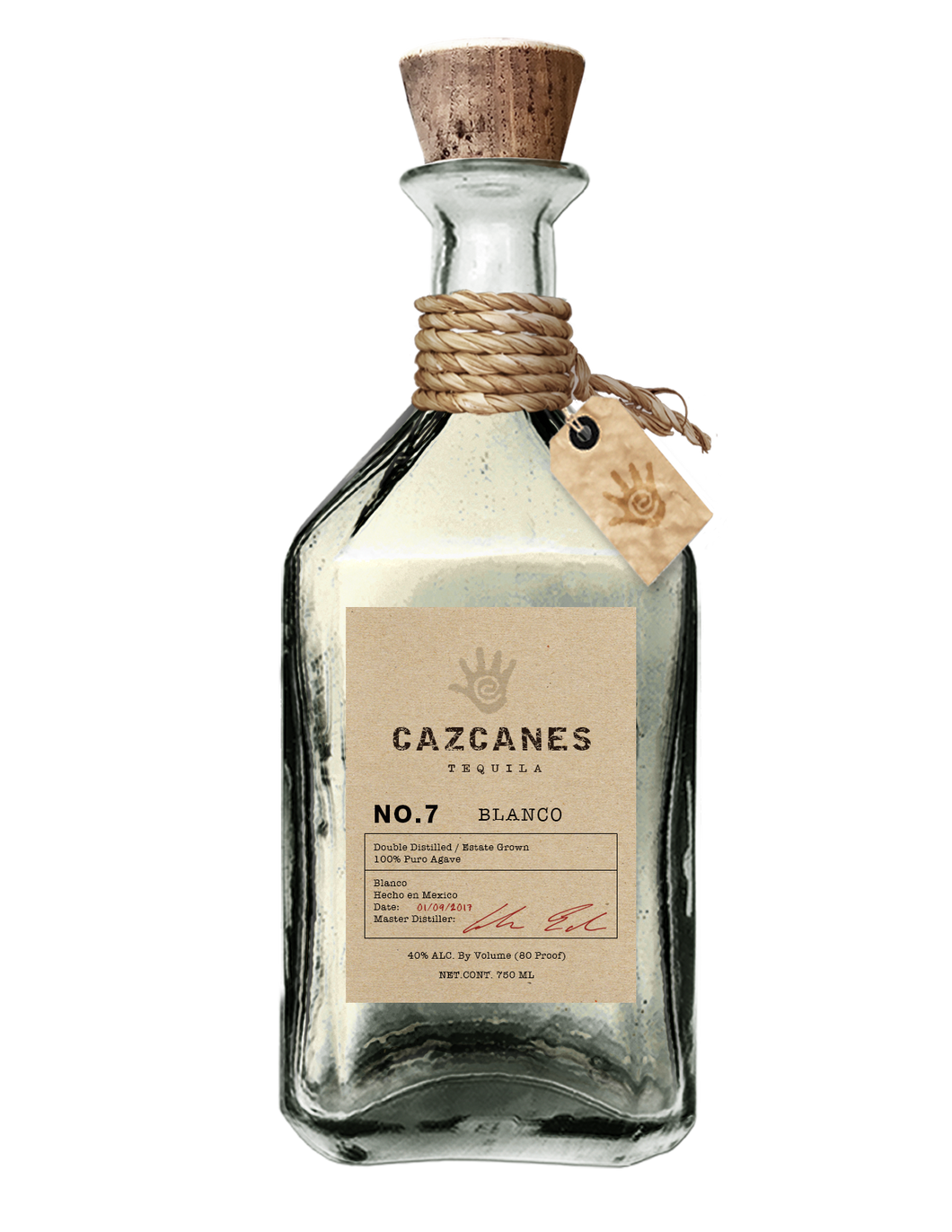 Cazcanes Blanco No 7 Tequila 750ml