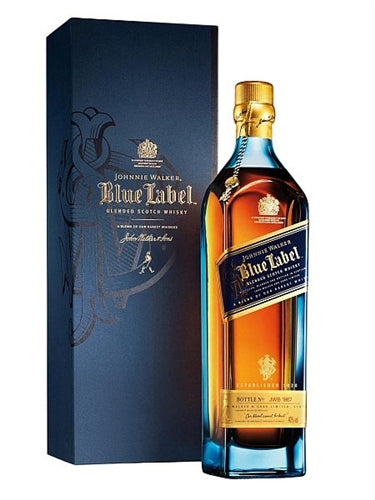 Johnnie Walker Blue Label Scotch Whisky with Box 750ML