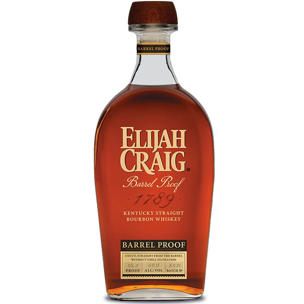 Elijah Craig Barrel Proof Bourbon Whiskey Batch B529, 750ml