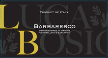 Load image into Gallery viewer, Luca Bosio Barbaresco Red Wine 750ml
